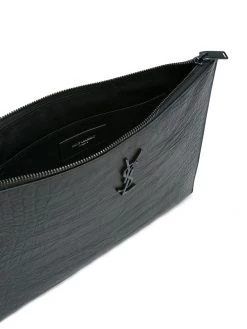Saint Laurent Monogram zip pouch