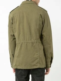 Saint Laurent collared military jacket