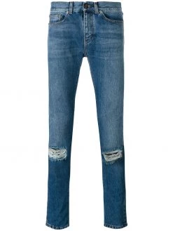 Saint Laurent denim distressed jeans
