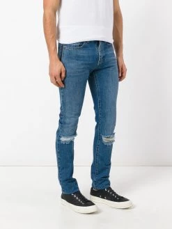 Saint Laurent denim distressed jeans