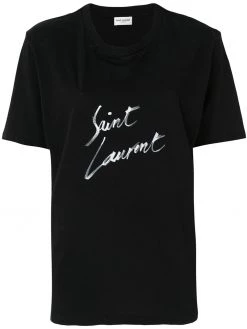 Saint Laurent signature crew-neck T-shirt