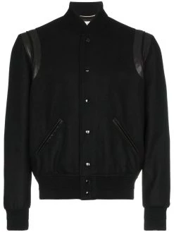 Saint Laurent Varsity wool jacket