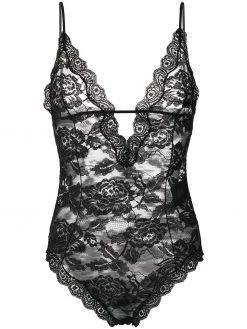 Saint Laurent lace embroidered body