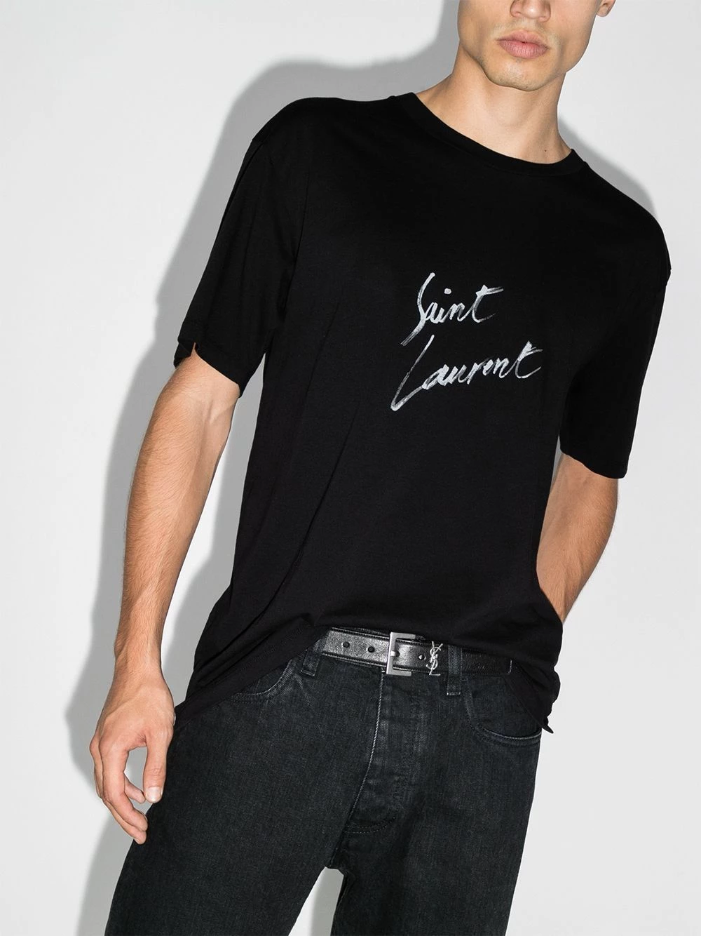 Saint Laurent oversized signature T-shirt
