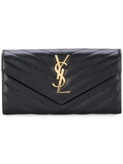 Saint Laurent large Monogram flap wallet