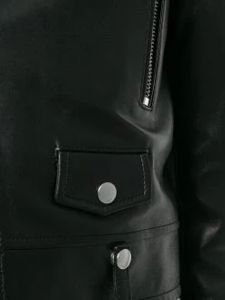 Saint Laurent zip-up leather biker jacket