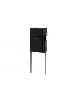 Saint Laurent black Minaudiere leather tassel bag