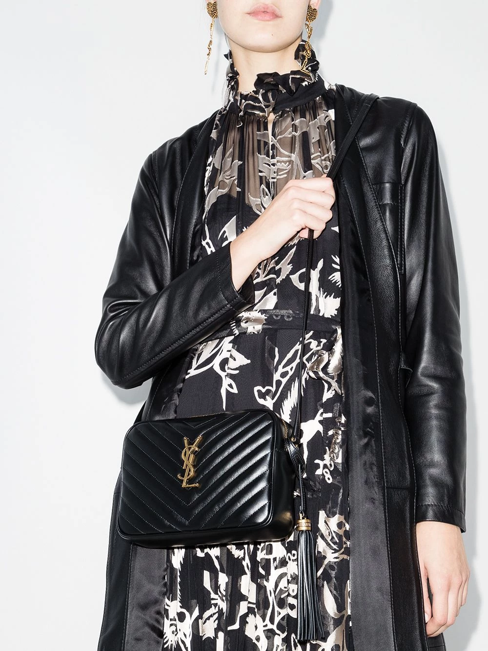 Saint Laurent small Lou Monogram cross body bag