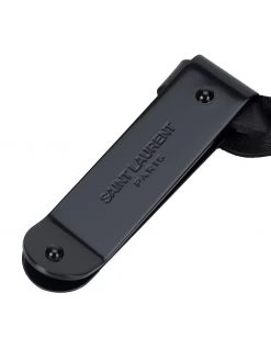 Saint Laurent logo engraved money clip