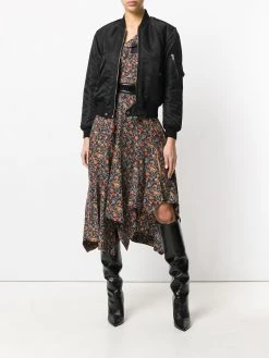 Saint Laurent classic zipped bomber jacket