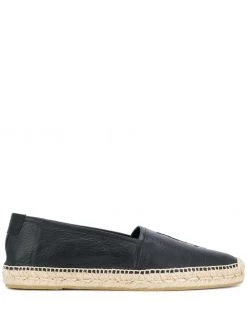 Saint Laurent embroidered monogram espadrilles