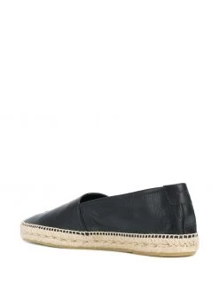 Saint Laurent embroidered monogram espadrilles