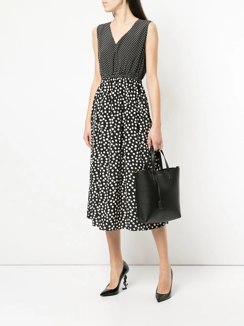 Saint Laurent Shopping tag detail tote bag