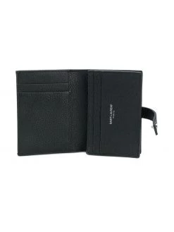 Saint Laurent snap button card case