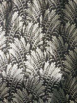 Saint Laurent metallic embroidered mini dress