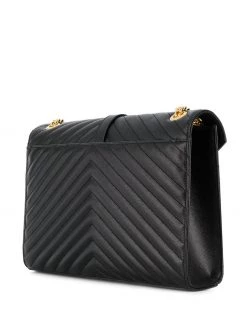 Saint Laurent large envelope grain de poudre chain bag
