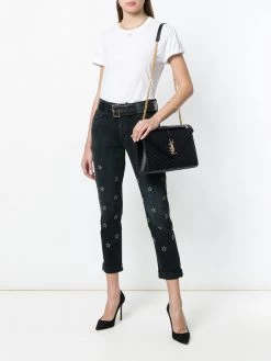 Saint Laurent large envelope grain de poudre chain bag