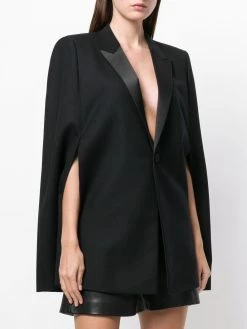 Saint Laurent cape style blazer
