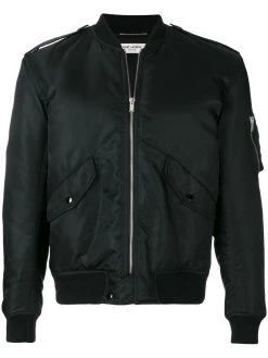 Saint Laurent padded bomber jacket