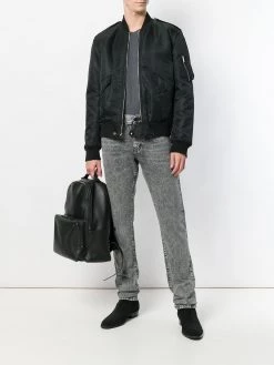 Saint Laurent padded bomber jacket