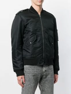 Saint Laurent padded bomber jacket