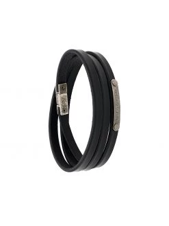 Saint Laurent ID narrow wraparound bracelet