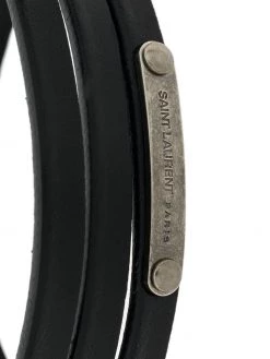 Saint Laurent ID narrow wraparound bracelet