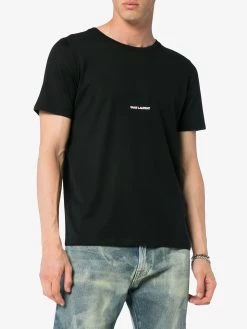 Saint Laurent logo print T-shirt