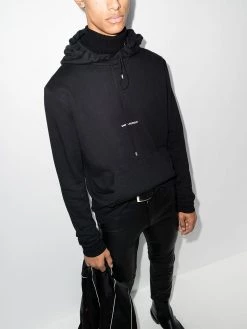 Saint Laurent logo print hoodie
