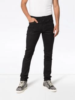 Saint Laurent coated skinny jeans