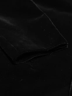 Saint Laurent velvet-effect single-breasted blazer