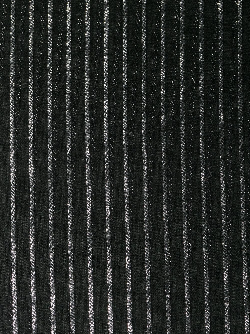 Saint Laurent striped lamé shirt