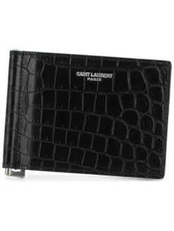 Saint Laurent logo cardholder wallet