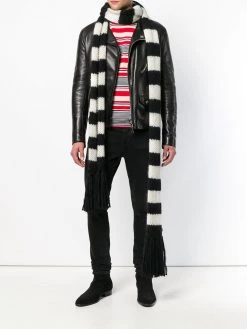 Saint Laurent striped scarf