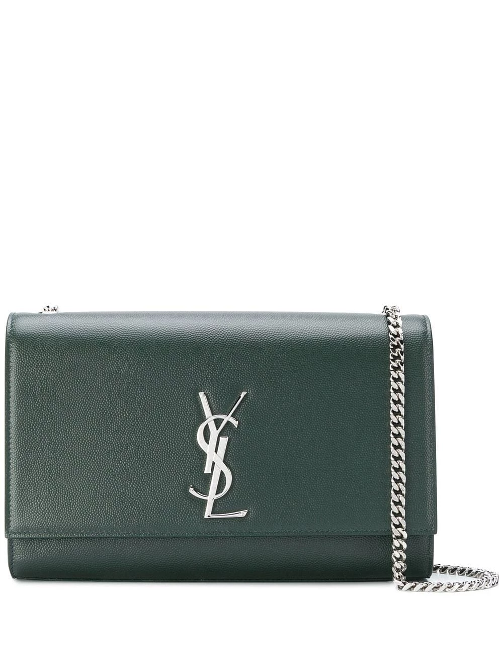 Saint Laurent medium Kate logo plaque bag