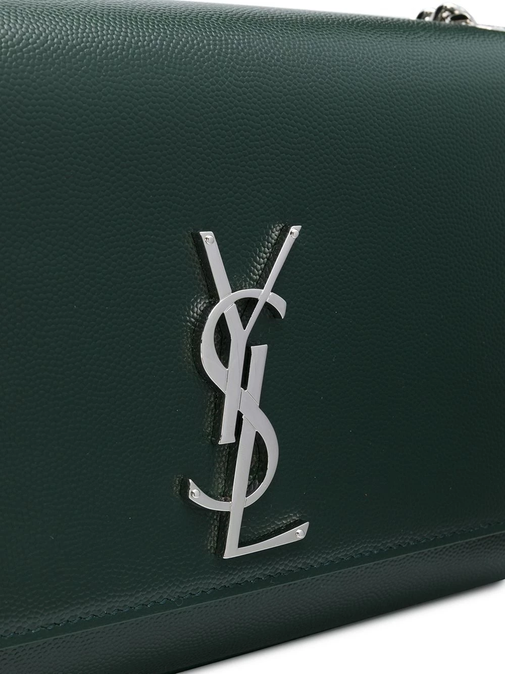 Saint Laurent medium Kate logo plaque bag