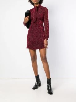Saint Laurent devoré mini dress
