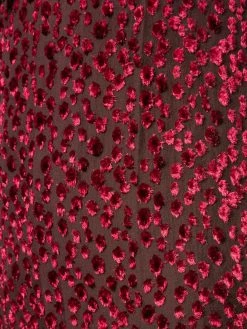 Saint Laurent devoré mini dress