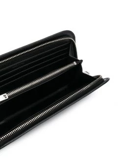 Saint Laurent logo zipped wallet