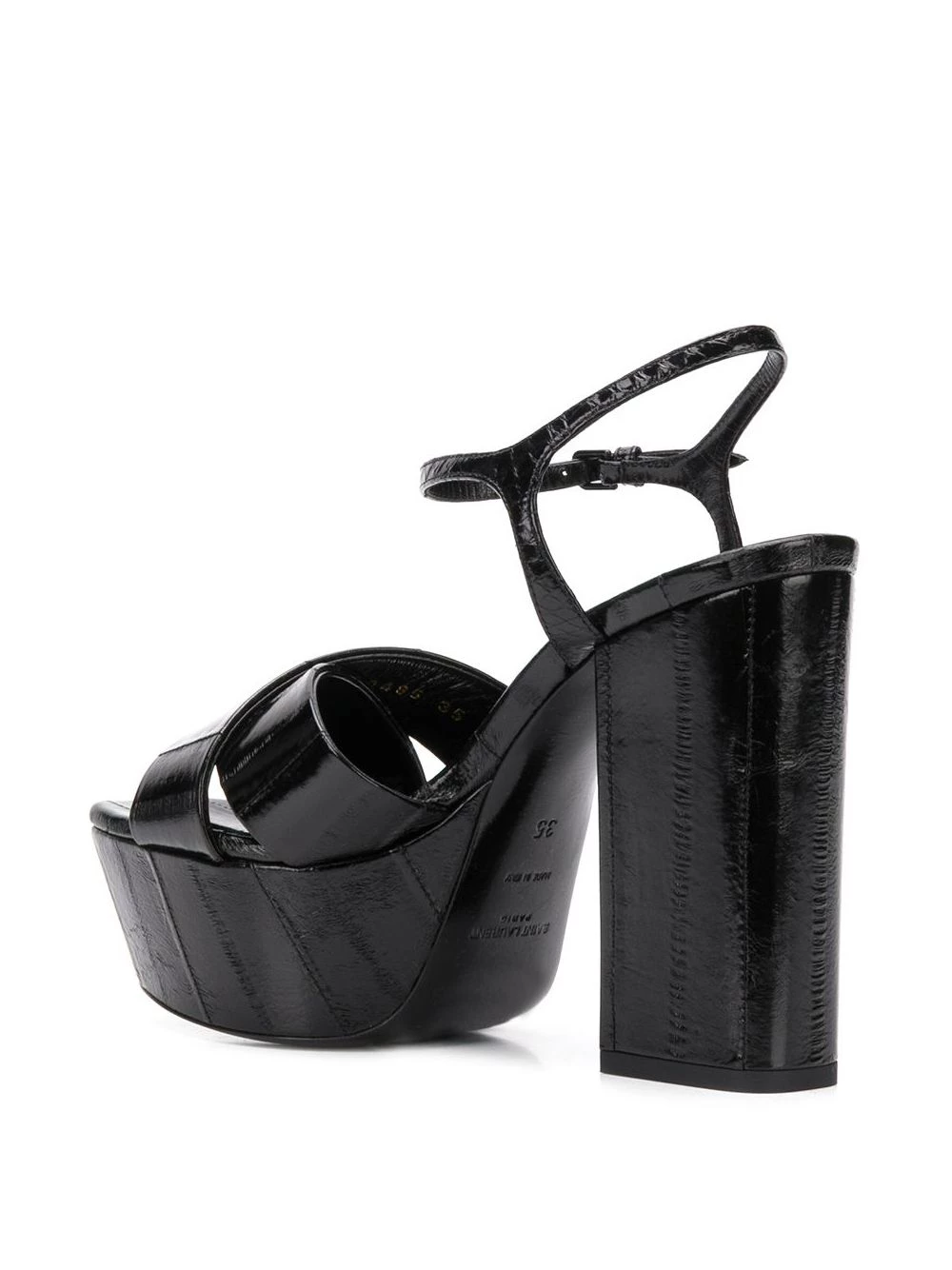 Saint Laurent Farrah crisscross sandals