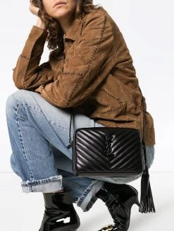 Saint Laurent quilted leather cross body bag