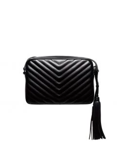 Saint Laurent quilted leather cross body bag