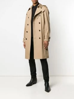 Saint Laurent double-breasted belted trench coat