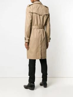 Saint Laurent double-breasted belted trench coat