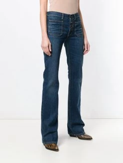 Saint Laurent mid-rised bootcut jeans