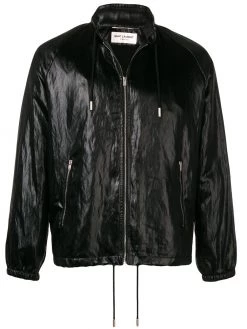Saint Laurent concealed hood jacket