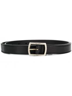 Saint Laurent paved buckle belt