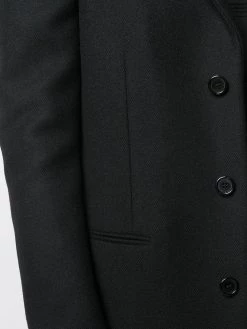 Saint Laurent single breasted mid-length coat