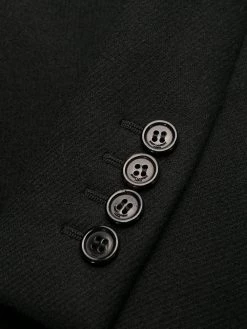 Saint Laurent single breasted mid-length coat