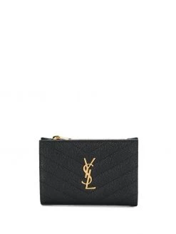 Saint Laurent Monogram zip two-part wallet